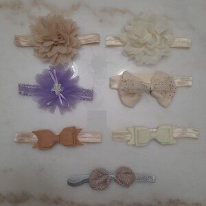 NWOT❗️Bundle❗️Infant Headbands Assorted (7 pairs)